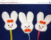 Christmas in July Sale Mini boy and girl Easter Bunny Bookmarkers Quantity discounts Il_170x135