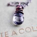 Chaos Ex Ordine Necklace Quartz Black White Crystal Silver