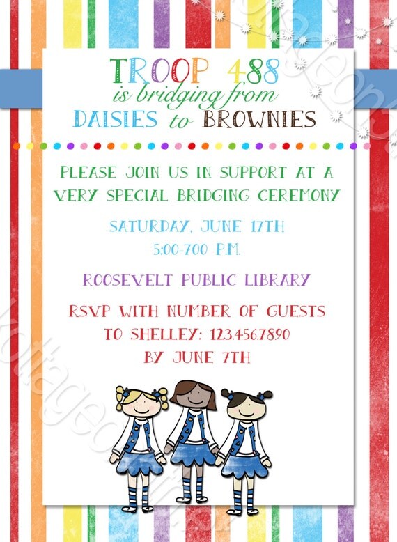 Girl Scout Invitations Printable 8