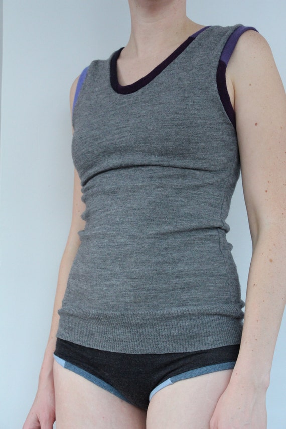 Wool Underwear and Tank for Women Made to Order Set Size