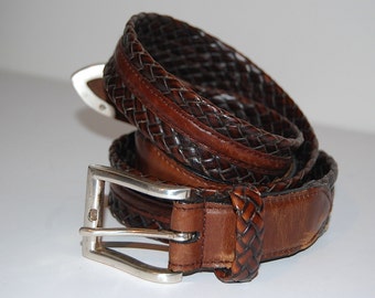 ITALIAN CHEVRON BRAIDED COTTON BELT (65522) main image 0