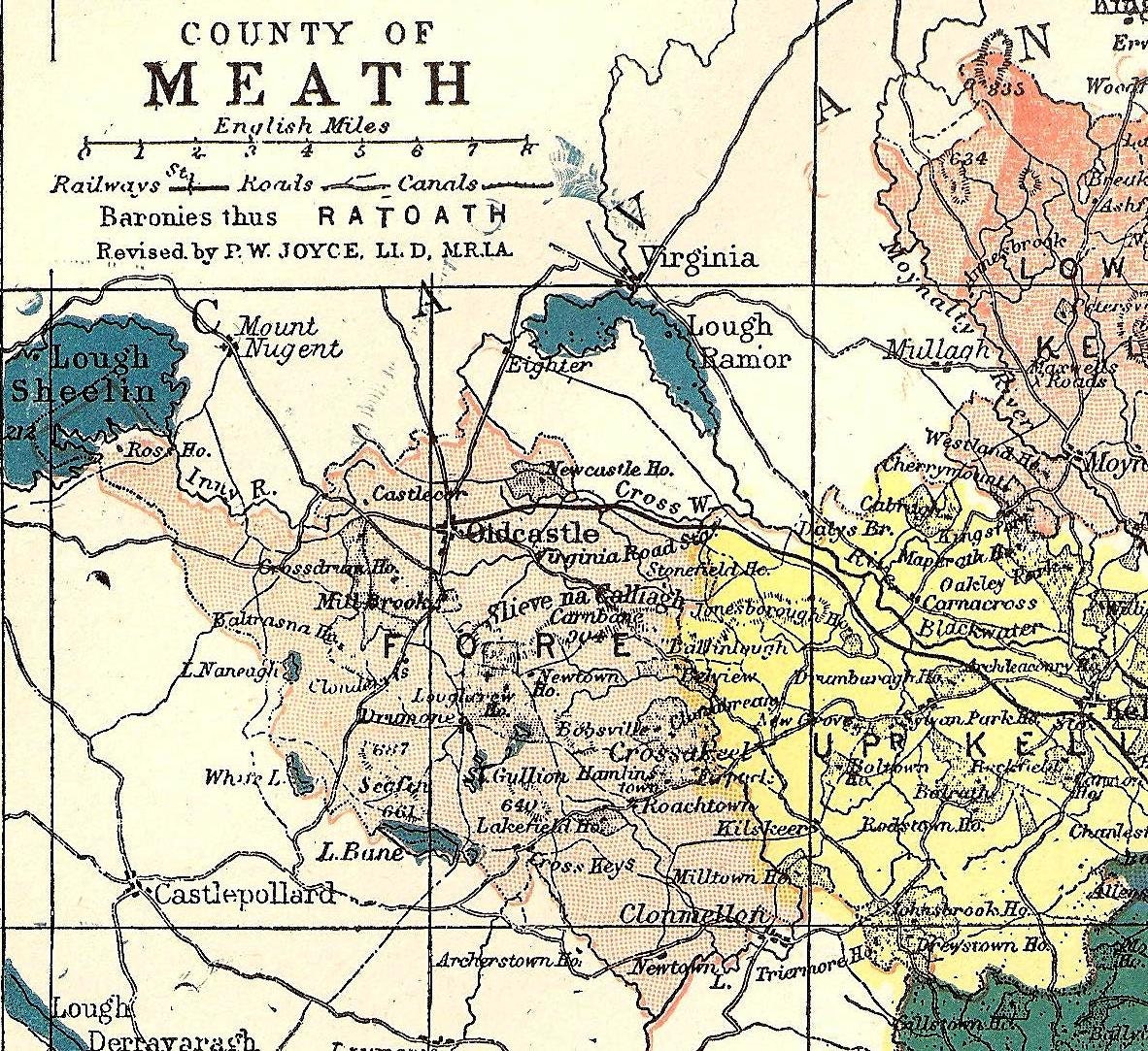 Map Ireland Meath