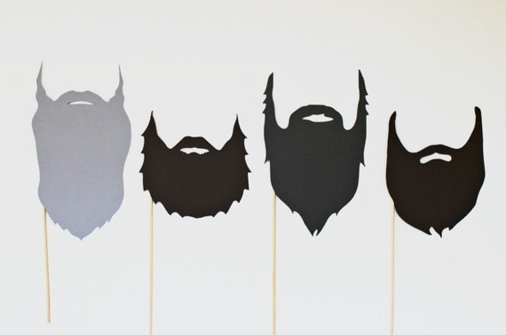 Photo Booth Props - Duck Dynasty Photo Props. Duck Commander. Duck Dynasty Photobooth. Beards on a stick