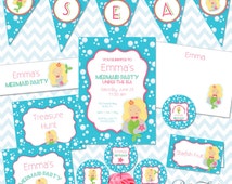 Popular items for mermaid food tags on Etsy