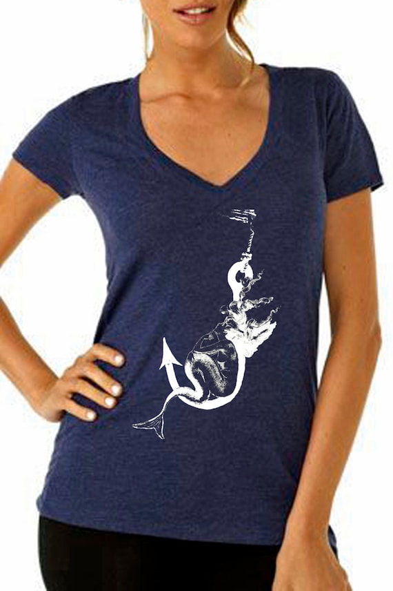 mermaid t-shirt women's t-shirts vintage by ToTheMoonAndBack