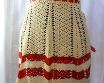 Popular items for crocheted apron on Etsy