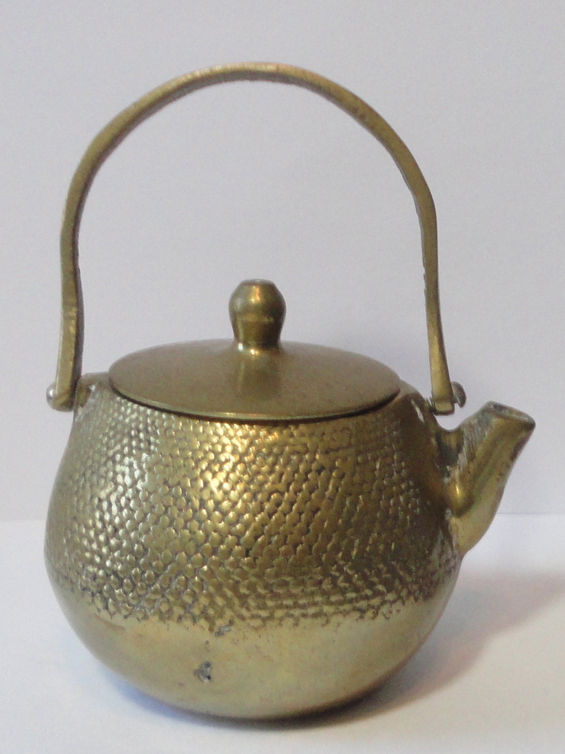 Vintage Toy size Brass Teapot