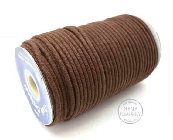 Macrame Cord, 3mm, Polyester and Cotton Blend, 32ply, 50 Yards, Cord