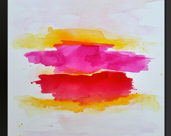 Radiant Beginnings - 24 x 24 - Abstract Acrylic Painting - Contemporary Wall Art - Minimalist Modern
