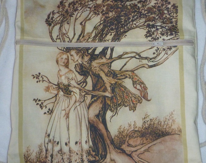 Old Woman in the Wood, 1917 Backpack/tote Custom Print