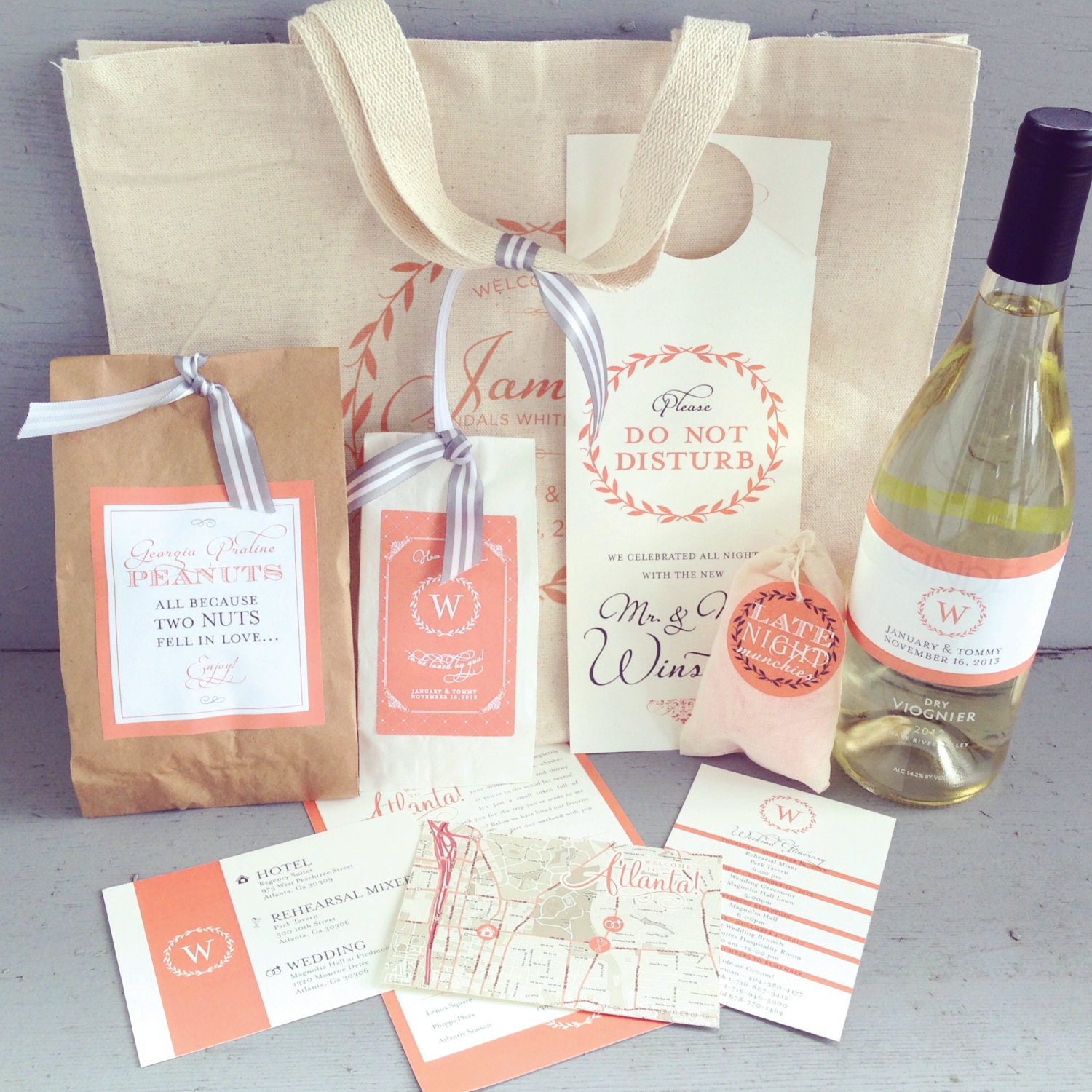 unique wedding gift bags