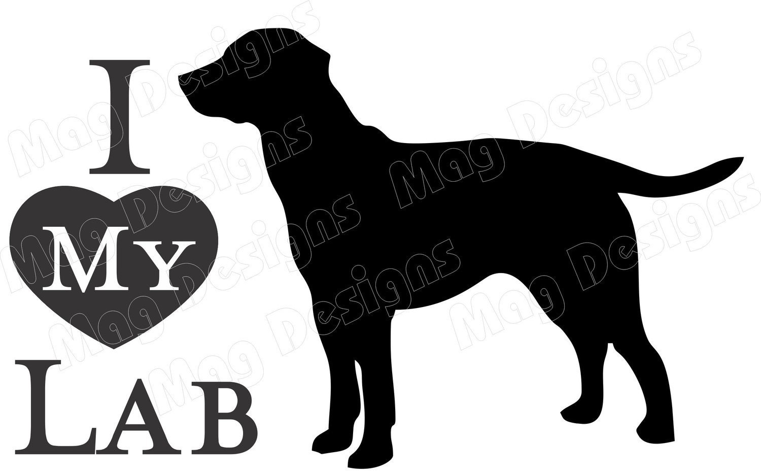 clipart of black lab dog - photo #39