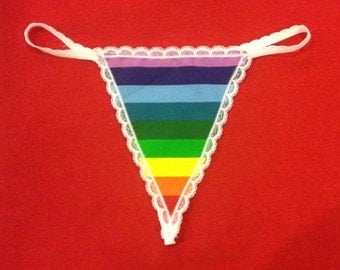 Womens RAINBOW G-String Thong Lingerie Panty Underwear