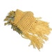 A Bit of Sunshine Scarf, Yellow Scarf, Knit Scarf, Hand Knit Scarf, Lacy Scarf, Mothers Day, Spring, Fiber Art