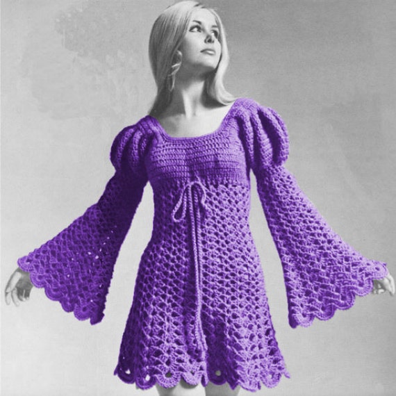 SALE Crochet Pattern Vintage Crochet Pattern for Ladies