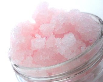 Whipped Sugar Body Scrub in Pink Sugar* or Buttercream Vanilla -Great for Dry Cracked Heels too- CHOOSE YOUR SIZE