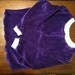 5/6T Juicy Velour in Eggplant Footie Jammies Long Sleeve 2 Piece