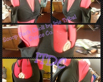 Scoop Back Choli Long Sleeve S/M/L