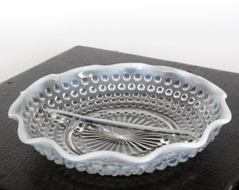 Anchor Hocking Moonstone Divided Relish Dish