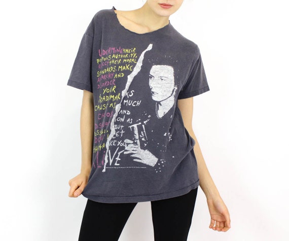 rare Sid Vicious graphic punk t-shirt Sex Pistols t-shirt