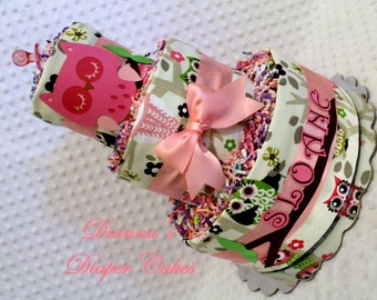 Baby Diaper Cake John Deere Shower Gift or by Diannasdiapercakes