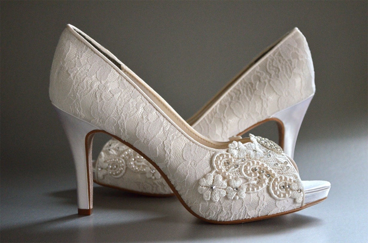 Lace Wedding Shoes Womens Wedding Shoes Bridal Shoes