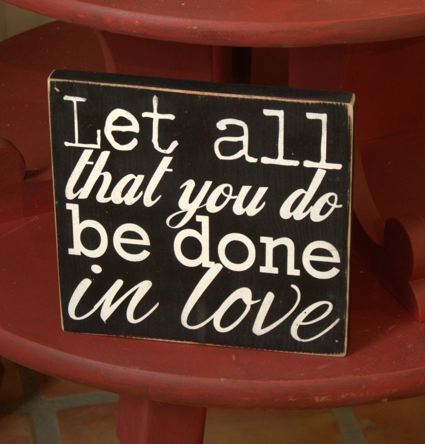 let all that you do be done in love bulletin board