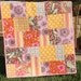 SALE Tangerine Baby Girl Quilt Pretty Little Things Dena Designs Tangerine Orange Brown Pink Nursery Crib Cot Blanket Bedding Personalize
