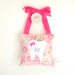 Girls Fairy Princess Tooth Fairy Pillow Tooth Fairy Gift in Pink Sparkle Princess Fabric