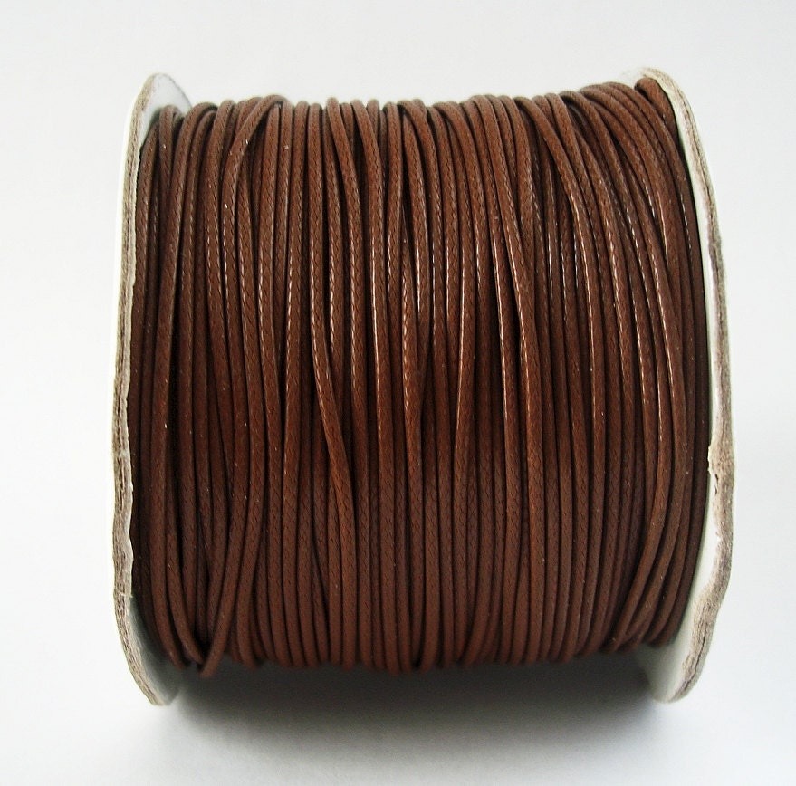 Wax Cord Korea Waxed Polyester Cords Light Camel 1mm Stringing