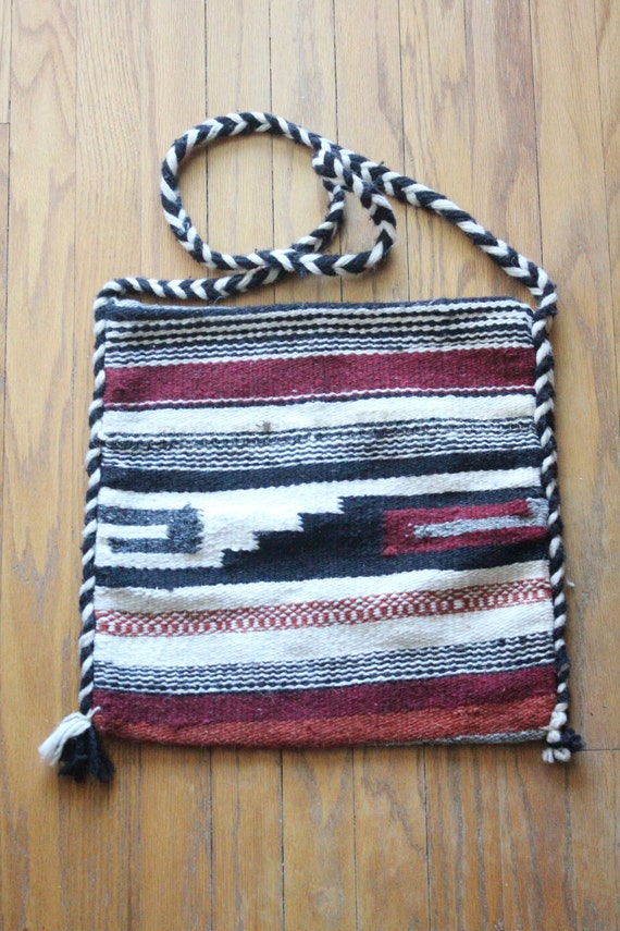 woven wool bag