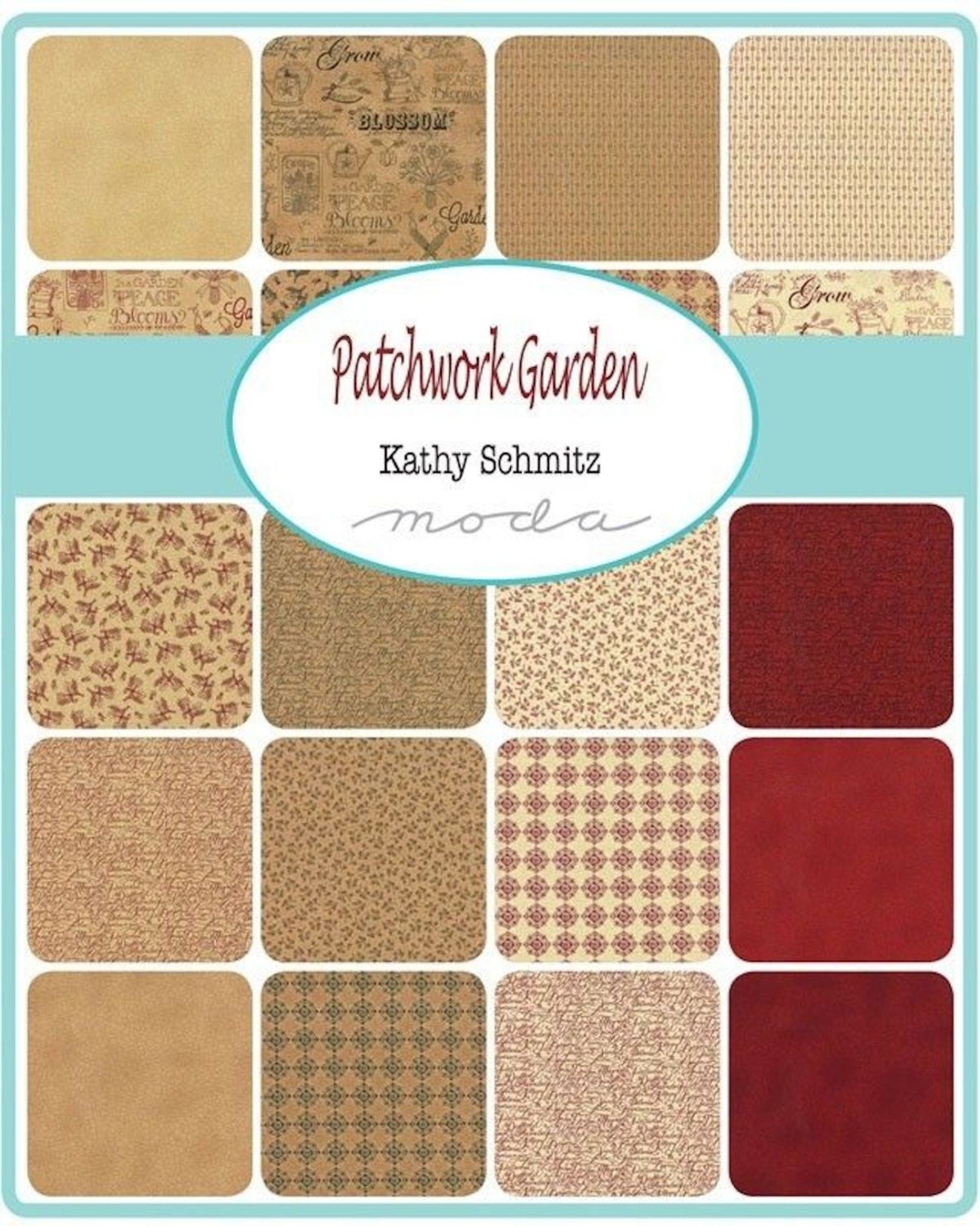 Moda Patchwork Garden Charm Pack by Kathy Schmitz 6060PP New