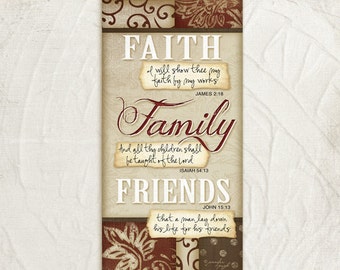 Faith Family Friends Wall Decor