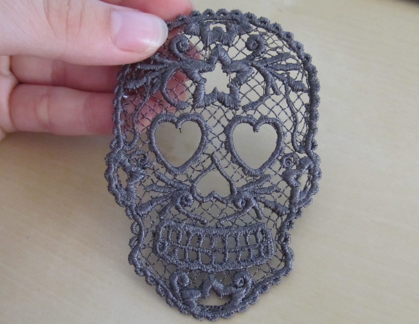 Fsl free standing lace day of the dead skull calavera Fsl free standing lace day of the dead skull calavera