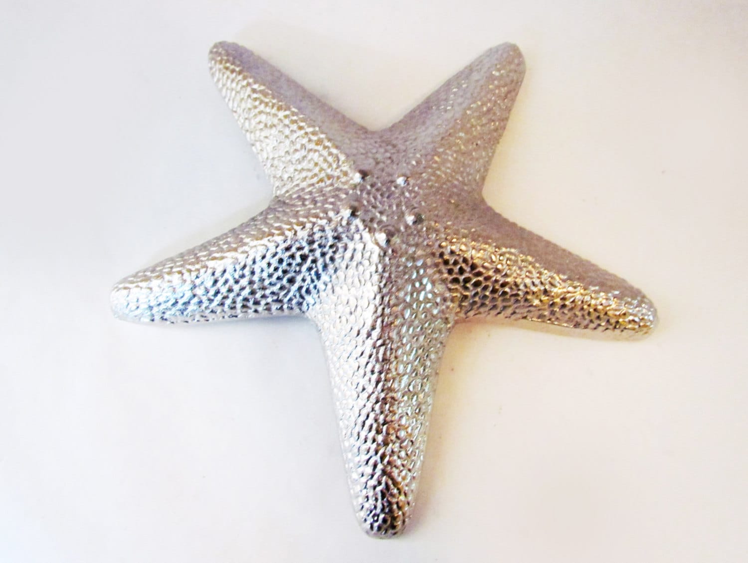 Silver Starfish Dish Beach Cottage Decor SALE