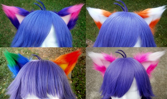 Made to Order Custom Clip on Fox Ears