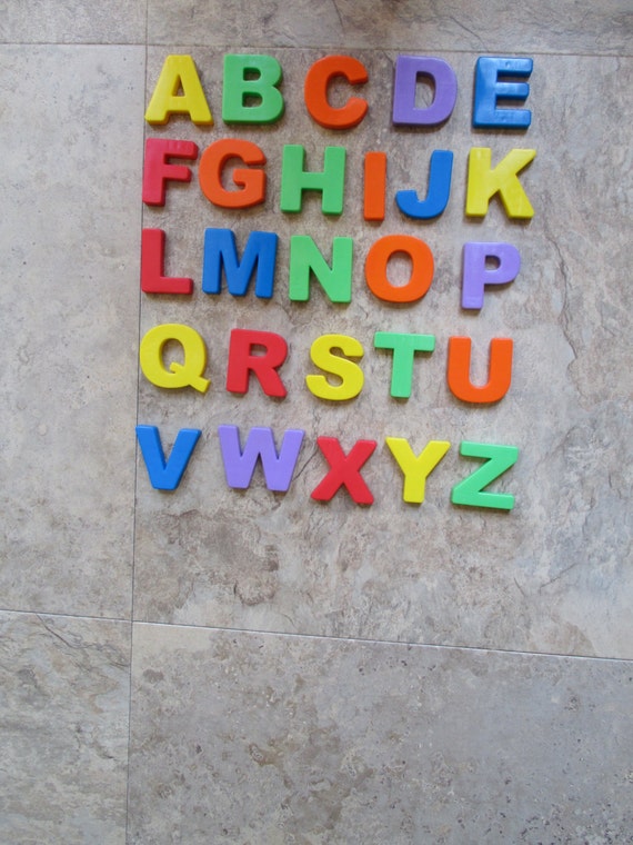 Vintage Alphabet Fisher Price Magnetic Letters