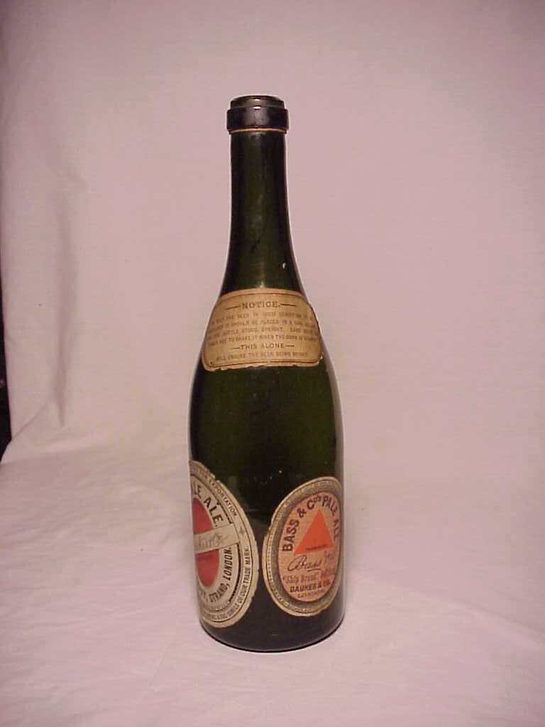 C1890s Bass And Co Pale Ale Ship Brand Bottling Daukes Co