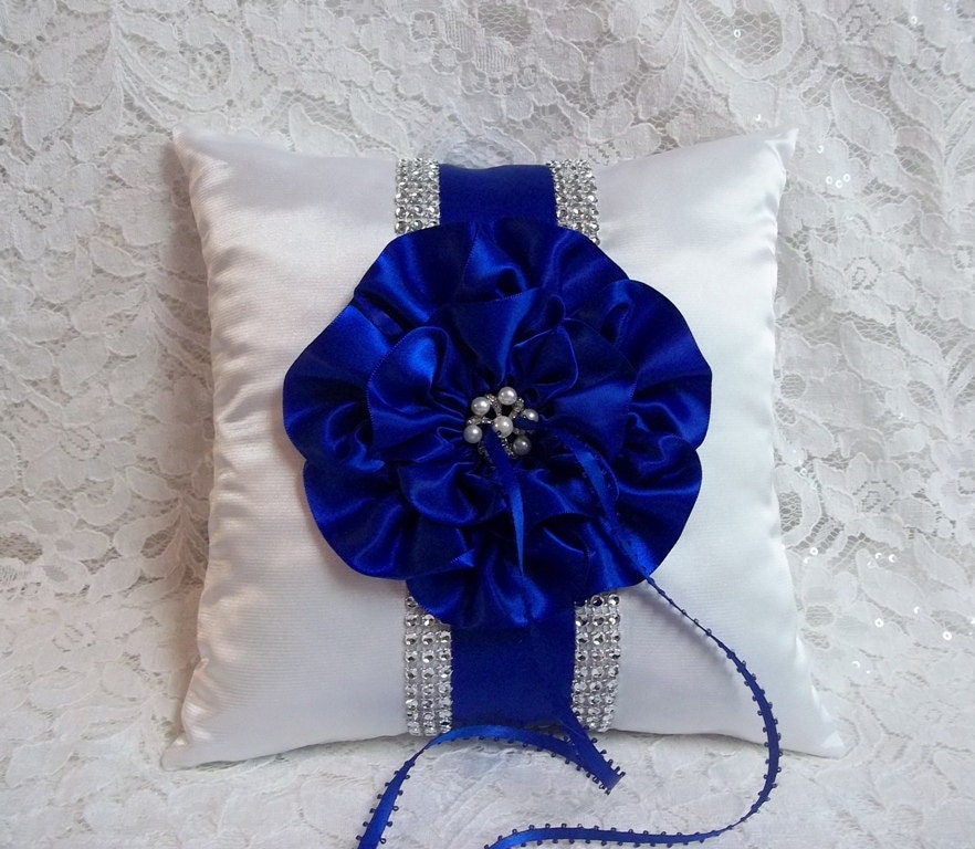 Ring Bearer Pillow / Royal Blue Ring Bearer Pillow / Royal