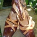 Vintage 1990s Mauri Made in Italy Womens Brown creme Pumps 3 inch heels size 9 by KitKatCabaret on Etsy