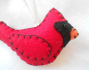 Popular items for felt cardinal on Etsy