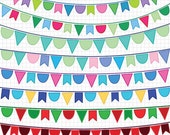60% OFF SALE Bunting Banner Clipart Instant Digital Download Images Il_170x135