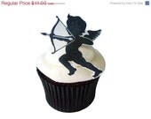 12 Edible Valentine's Day Cupid - Cupcake Toppers - Cake Decoration - Kids Cakes - Cake Topper Il_170x135