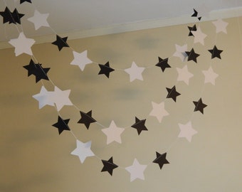 Birthday decorations / Star Garlands / Classroom Decorations / 10ft Paper Stars/ Birthday Decorations/ Graduation Decorations / Photo Prop
