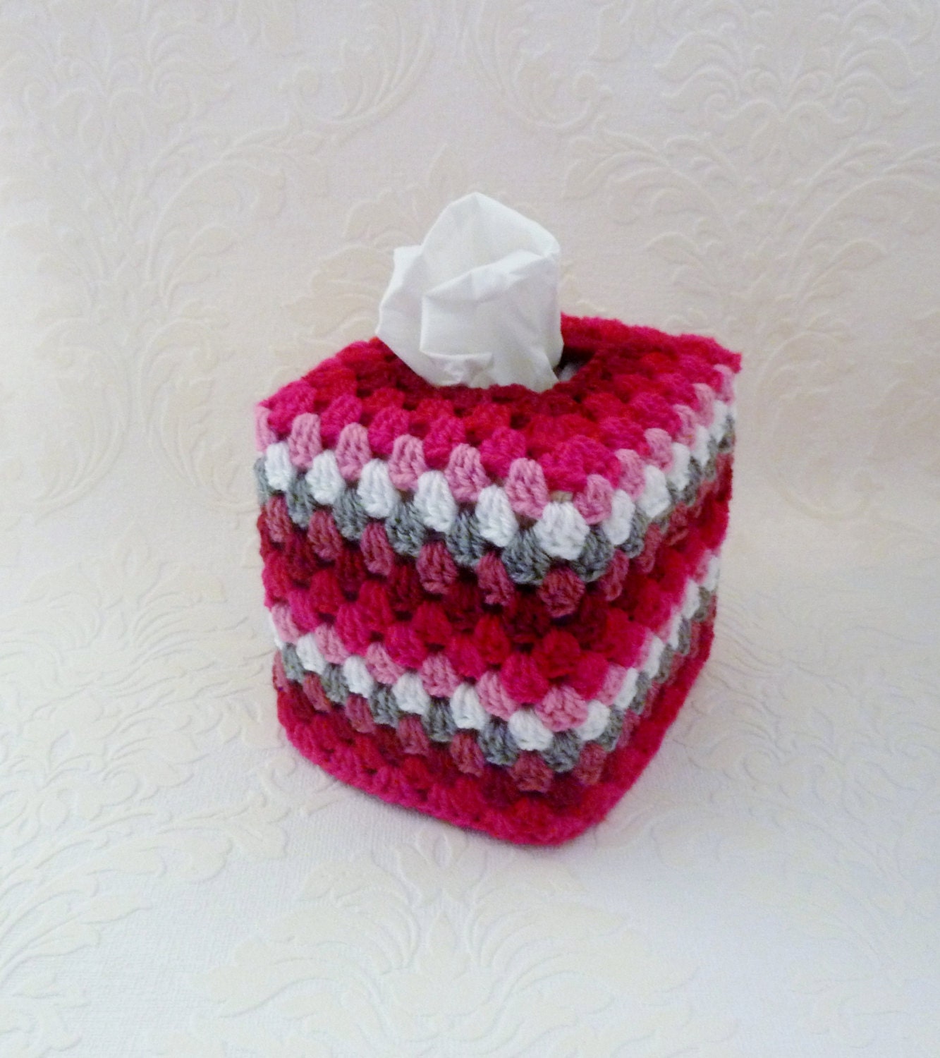 Crochet tissue box cover kleenex tissue box cozy