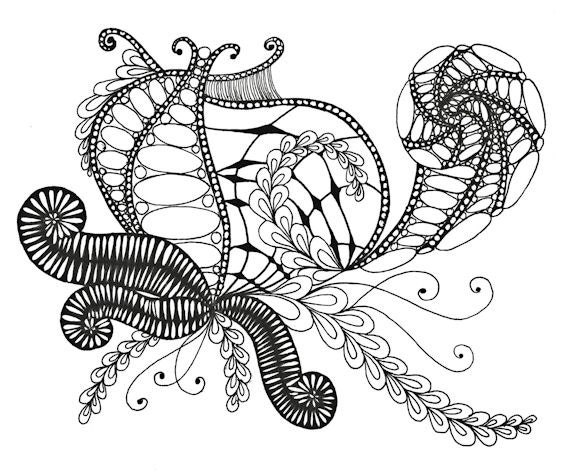 zendoodle coloring pages for adults - photo #22