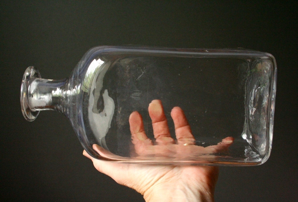 hand blown glass bottle liquor bottle glass decanter