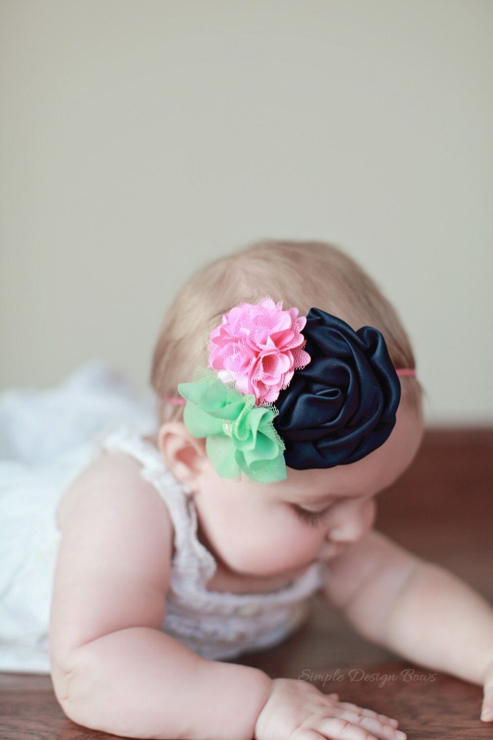 CLEARANCE Baby Headband Elastic Headband Flower Headband