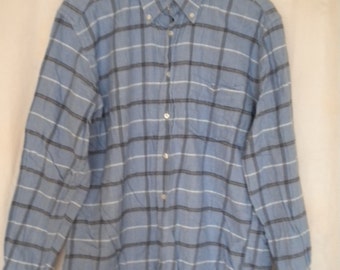 vintage mystery flannel shirt size L