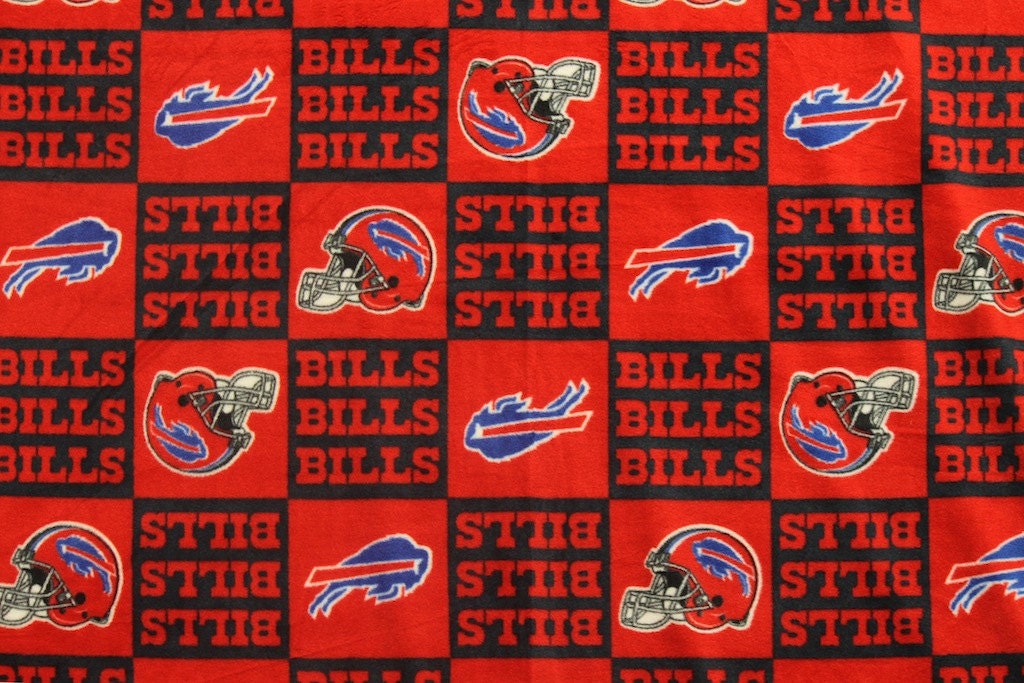 NFL Buffalo Bills Fleece V1 Fabric by the yard